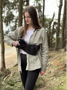 Cross Body ľadvinka pre skryté nosenie zbrane