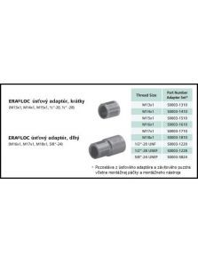ERA®LOC úsťový adaptér, krátky (short) / dlhý (long), SET