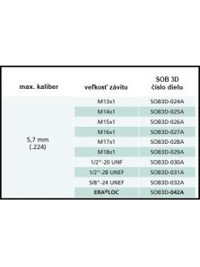 Tlmič hluku výstrelu ERA SOB 3D, max. kaliber 5,7 mm (.224)