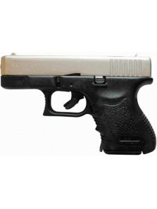 PIŠTOĽ BRUNI, MODEL MINI GAP – REPLIKA GLOCK, NIKEL