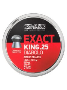 Diabolo JSB Exact King, kal. 6,35 mm (.25), 350 ks