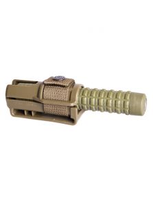 Teleskopický obušok 16" H kalený, čierny, khaki rukoväť