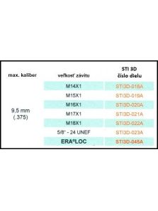 Tlmič hluku výstrelu ERA STI 3D, max. kaliber 9,5 mm (.375)