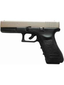 PIŠTOĽ BRUNI, MODEL GAP – REPLIKA GLOCK, NIKEL