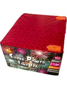 Pyrotechnika Kompakt 136 rán Super Power Line