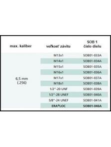 Tlmič hluku výstrelu ERA SOB 1, max. kaliber 6,5 mm (.256)