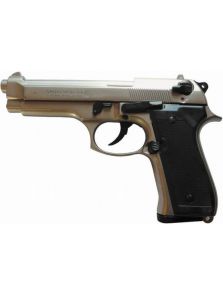 PIŠTOľ BRUNI, MODEL 92 – REPLIKA BERETTA, NIKEL