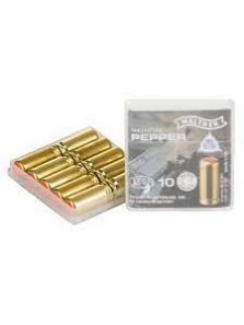 Plynové náboje PV-S 9 mm pištoľ, 10 ks Supra Pepper Walther
