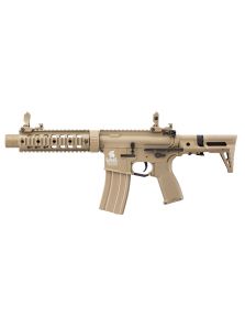 Airsoft samopal Lancer Tactical LT - 15 M4 Gen2 PDW - S Combo, AEG tan