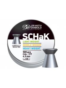 Diabolo JSB SCHaK, kal. 4,5 mm, 500 ks