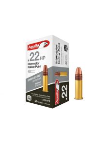 Aguila .22LR Interceptor 40gr/2,59g CP HP, 50 ks (1B220321)