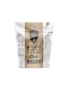 Airsoft. guličky Elite Force Premium Bio 0,25g, 4000ks, kal. 6mm