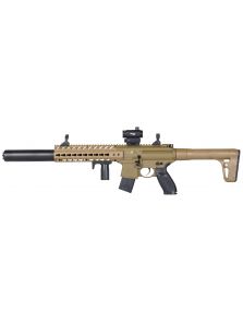 Vzduchová puška Sig Sauer MCX, kal. 4,5 mm, FDE s kolimátorom