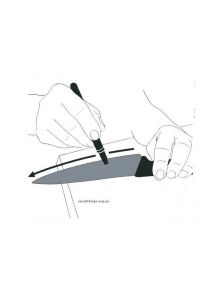 VICTORINOX VRECKOVÁ BRÚSKA NA NOŽE V PERE